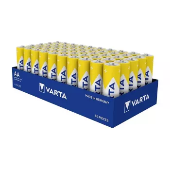 Piles alcalines VARTA Energy AA Mignon LR6 1,5 V, plateau de 50