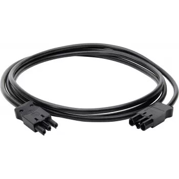 Câble de raccordement Kopp compatible avec le système de connecteurs GST, M/M, 1,5 mm², 3 m, noir