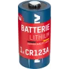 Pile lithium ANSMANN 1510-0072 CR123A – 3 V 1600 mAh, haute densité énergétique, durée de conservation 10 ans (vrac)