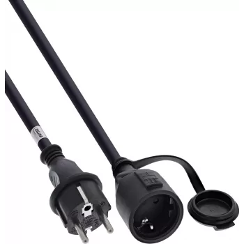 Rallonge InLine® à contact de terre, extérieur IP44, protection contre les contacts, 20 m