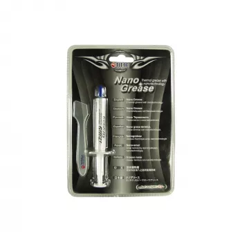 Pâte thermique Titan Nano Grease 3 g, 4,5 W/mK, non conductrice, applicateur seringue, TTG-G30030