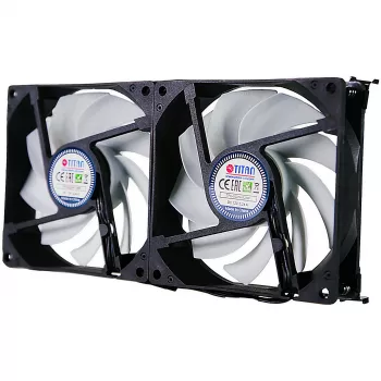 Double ventilateur de réfrigérateur Titan TTC-SC22(A)/V2+ 92x25 mm IP55 pour camping