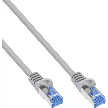 Câble patch InLine® Cat.6A S/FTP LSZH, CCA, gris, 2m, lot de 50