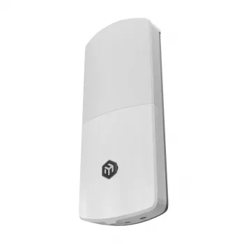 Convertisseur de média fibre vers cuivre MikroTik FTC21-UPS avec onduleur intégré, 1x Gigabit Ethernet, 1x SFP, PoE passif, batterie de secours, montage mural
