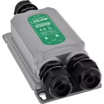 Injecteur PoE++ InLine® 60W pour usage extérieur, Gigabit, IP67
