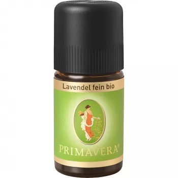 PRIMAVERA Huile essentielle de lavande fine bio, mélange aromatique, 5 ml