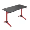LogiLink Bureau gaming 120x60 cm structure RGB rouge