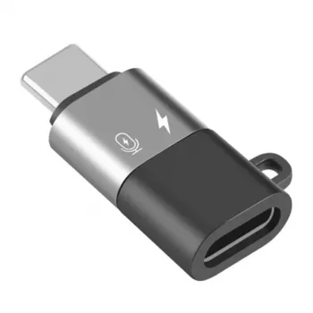 Puluz Adaptateur OTG 8 broches vers USB-C (noir)