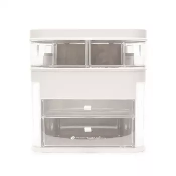 Beauty Box Rio CSSM-EU/1,2 rangement cosmétique avec plateaux à bascule et serrure à clé