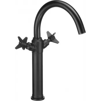 Mitigeur de lavabo haut DEANTE Arnika chrome, mitigeur mono-commande à montage en applique