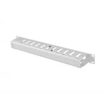 Gestion de câbles Lanberg 19 inch 1U avec couvercle type A gris