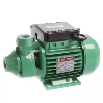 Pompe électrique périphérique KPM80 900W, 80 l/min, hauteur de refoulement 70 m, roue en laiton, corps en fonte, 230 V