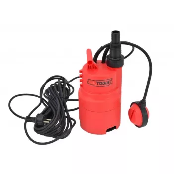 Pompe submersible AWTOOLS AW85000 pour eaux usées 750W 12500L/h hauteur de refoulement 8m avec flotteur et adaptateur multiple