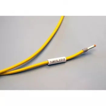 Cassette de gaine thermorétractable BRADY BTS1426 pour étiquettes auto-laminées, 26 mm, blanc, 8 m, 2:1, transfert thermique