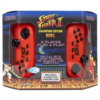 Console d'arcade rétro Street Fighter II Duel FIZZ CREATIONS avec 621 jeux, HDMI/AV, 2 manettes