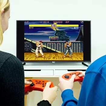 Console d'arcade rétro Street Fighter II Duel FIZZ CREATIONS avec 621 jeux, HDMI/AV, 2 manettes