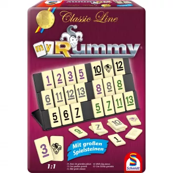 Schmidt Spiele Classic Line MyRummy en boîte métallique