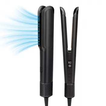 StayBeauty by Extralink M-17936F Wet-to-Dry Styler à air chaud avec fonction séchage, 1200W, noir/rose