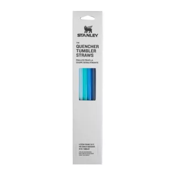 STANLEY Lot de pailles pour The Quencher Travel Tumbler 1,18L, 4 pièces, bleu