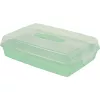 Curver boîte de transport rectangulaire pour gâteaux 45 x 29,5 x 11,1 cm bleu clair