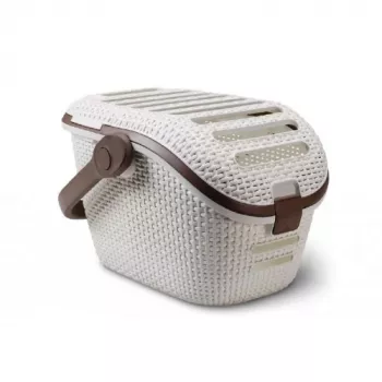 CURVER caisse de transport pour animaux 51x38x33 cm crème