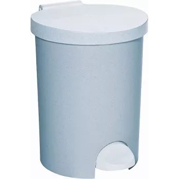 Curver poubelle à pédale 15L grise rectangulaire avec seau intérieur amovible