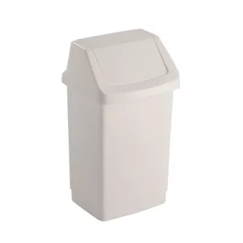 Curver Click-it Poubelle à pédale 25L Blanc