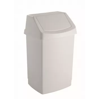 CURVER Click-it poubelle 9L 22,9x18,9x38,1cm blanc