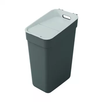 CURVER Ready To Collect 30L bac de recyclage gris foncé/gris clair