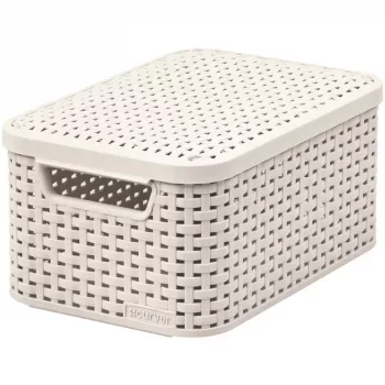 CURVER Style S boîte de rangement avec couvercle 29,1x19,8x14,2 cm crème