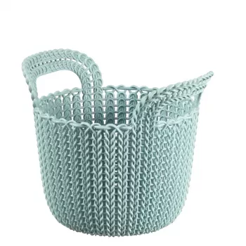 CURVER panier Knit XS rond 3 L 23x19x19 cm bleu