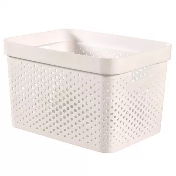 Curver boîte Infinity Recycled 17 L 36x27x22 cm blanc