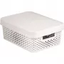 Curver Infinity Recycled boîte de rangement 11L avec couvercle, blanche