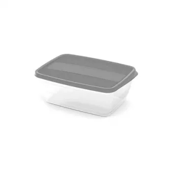 CURVER Vedo boîte de conservation rectangulaire 4L transparent gris