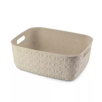 CURVER panier Softex M 12,5 L blanc craie
