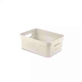 Boîte de rangement CURVER Infinity Recycled 11 L 36x27x14 cm Oasis White