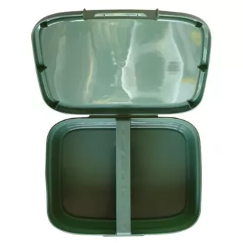Boîte de conservation rectangulaire CURVER Snap Box avec séparateur 1,8 L vert