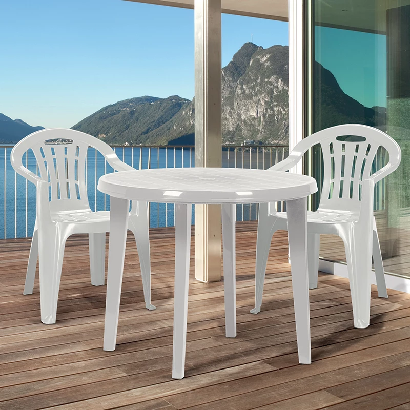 Table de jardin Keter Lisa blanche
