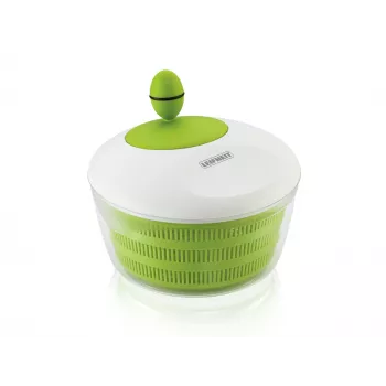 Essoreuse à salade LEIFHEIT Trend 4,5 L à manivelle avec saladier de service, couvercle vert