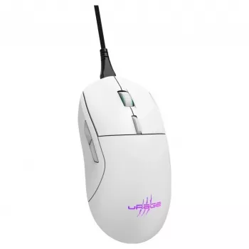 Hama uRage Reaper 250 souris gaming, filaire, optique, 6200 DPI, 6 boutons, RGB, blanc