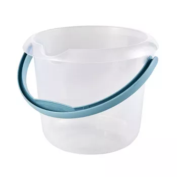 Seau avec bec verseur Keeeper Mika, 5 L, Ø24x20 cm, transparent