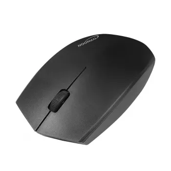 TYPHOON TI021 souris optique sans fil double mode, Bluetooth 4.2 & 2,4 GHz, noir