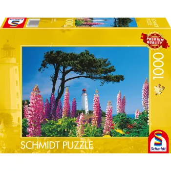 Puzzle 1000 pièces Schmidt Spiele Phare de Dornbusch, Hiddensee