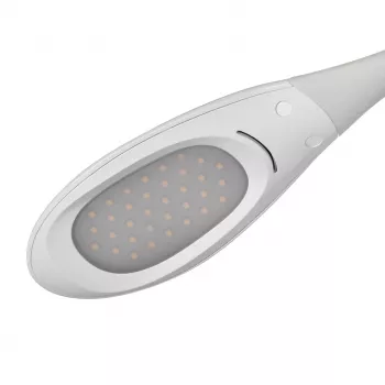 Lampe de bureau LED Activejet AJE-RAINBOW 2 avec base RGB, bras flexible, variateur, commande tactile, lumière principale 7W, 350lm, 2800K-6500K, noire