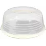 CURVER Boîte de transport ronde pour gâteau Ø34,7x15,6 cm crème