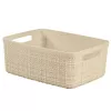 CURVER panier Jute S 5L 27x20x11cm crème
