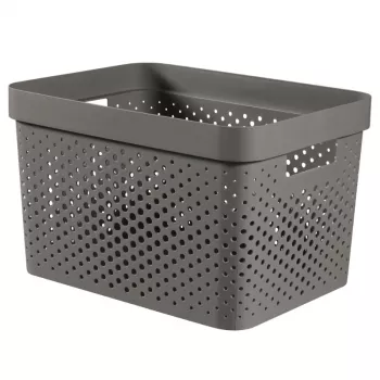 CURVER Boîte Infinity Recycled 17L 36x27x22cm gris foncé
