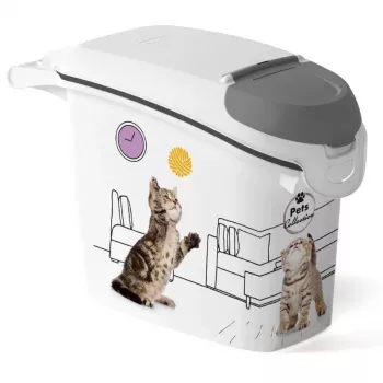 Boîte de conservation d'aliments pour chien et chat CURVER Pets Life 6 kg 15 L 23x50x36 cm