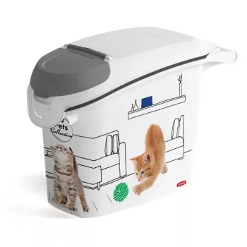 Boîte de conservation d'aliments pour chien et chat CURVER Pets Life 6 kg 15 L 23x50x36 cm