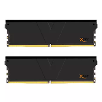 Kit de mémoire pour ordinateur de bureau V-Color Manta XSky RGB 16 Go (2x8 Go) DDR5-5600 CL46 EXPO, noir